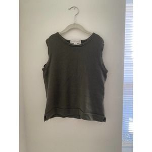 Casual Corner Olive Green Shell Tank Top
